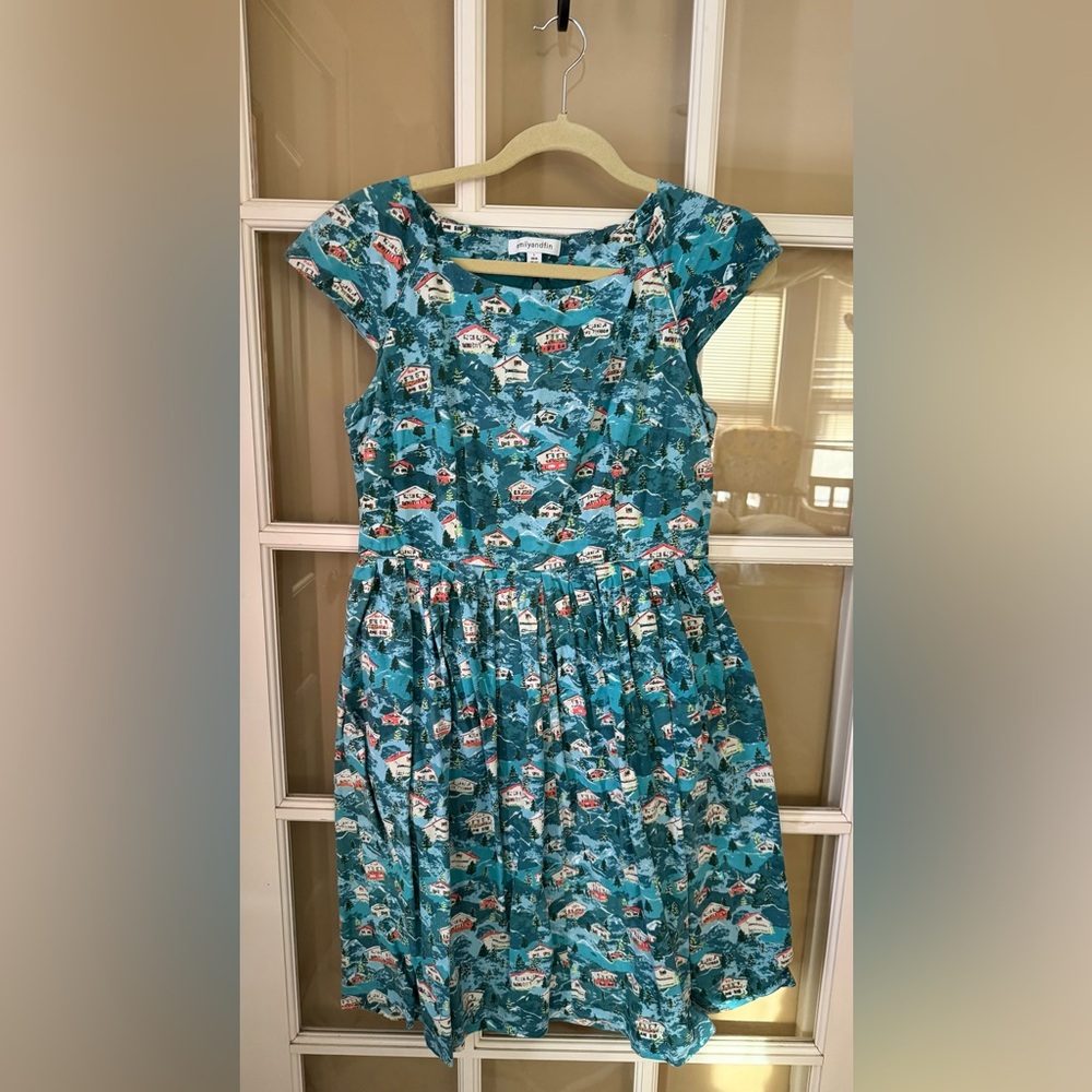Claudia Winter Cottages Dress